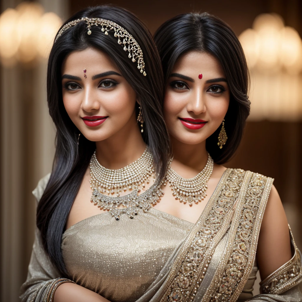 Best quality, masterpiece, high_res, Pakistani girl, hair decoration, necklace, jewelry, beautiful detailed face, gray eyes, red full lips, big smile, face makeup, black hair,
Short Hair, International Fashion, High Wear, Full Body Cover, Tight Dress, Full Body Detailed, Europe Effect, Multiplicity, Realistic Photos, Edge Lighting, Two-Tone Lighting, (High Detail Skin: 1.2), 8K UHD, DSLR, Soft Lighting, High Quality, Volumetric Lighting, Candid, Photography, High Resolution, 4K, 8K, Bokeh, Ridiculous, biggest breasts,