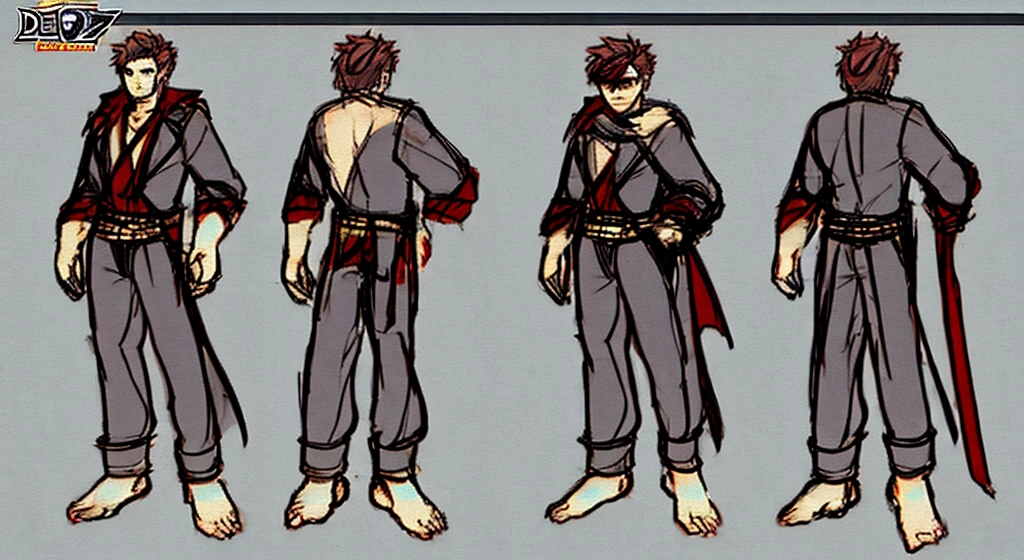 Dota 2 hero character full body concept art
