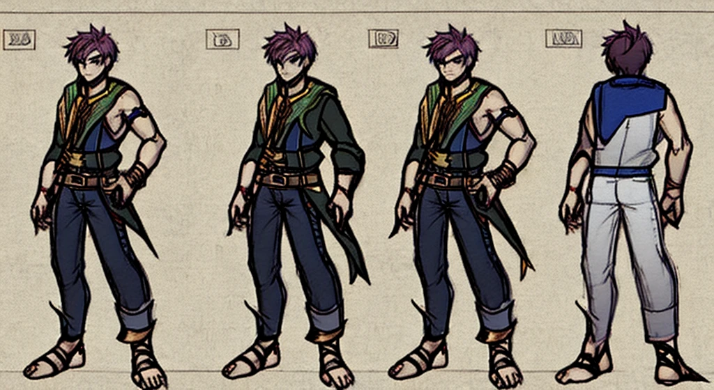 Dota 2 hero character full body concept art