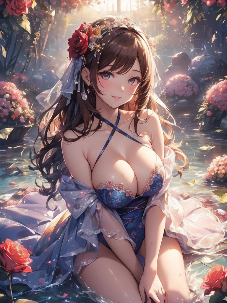 最high quality、Bigger on the screen、1 beautiful woman,Like Fujiko Mine ((sleep on your back,))Separate swimsuit、bikini、 Ocean、Sandy Beach、Floating on the water and sleeping、View from the front、quiet、Faint Waves、Lying down on the water、Wet、Beautiful groin、In the water、Lying on its back on the water, looking at you、share、、detailed groin、、Blushing、、Ecstasy、Beautiful thighs、Filled with red roses、 E.G: Worst quality ,flower fractal fine art、Fill the screen with flowers、Bigger on the screen、Lie on your back and face this way、Beautiful Eyes、lie on flower,s Water, Beautiful Eyes,High-definition depiction, Realistic, 8K, Unity, , light smile, Beautifully and vividly drawn, , Beautiful, beautiful, clear skin、sexly swim suit,比基尼、 ,sexly 、Ecstasy、 Raise your arms behind your head, Romanticism,mosquito。 The most beautiful form of chaos, Mr..々Farbe, Intertwined flowers, P article,Magical gentle light,smile,sexy,image quality、masterpiece、Beautiful Face、Super beautiful woman((Big breasted 22 year old office lady、Bust 120,Beautiful long ironed hair、Brown Hair、height: 165cm。、sexy、Esbian、high quality、美しい装飾のbikini、Visual Arts、最high quality、1 woman E.G: Worst quality ,Flower fractal art、、Beautiful radiance,High-definition depiction, Realistic, 8K, Unity, , light smile, Beautifully and vividly drawn, , Beautiful, beautiful, clear skin、sexly ((比基尼,))Countless rays of light pouring down, Swirling Light, , Raise one arm above your head, Intense light is emitted from the magic flower circle front of the girl. Romanticism,: The most beautiful form of chaos, Mr..々Farbe, Intertwined flowers, Particle,magical gentle light,smile,sexly,image quality、masterpiece、Beautiful Face、Super beautiful woman((Big breasted ,Beautiful 、sexly、Esbian、、high quality、Visual art、Written boundary depth、、、universe、Happy smile、、、elegant、ticker beautiful decorative、、magic、、A kind smile、wonderful、Fluttering petals、、Cultivate fantasy、、Mystery light Lots of flowers、、art、art,mystery,Ultra-high resolution,atmosphere 最high quality、((sleep on your back))