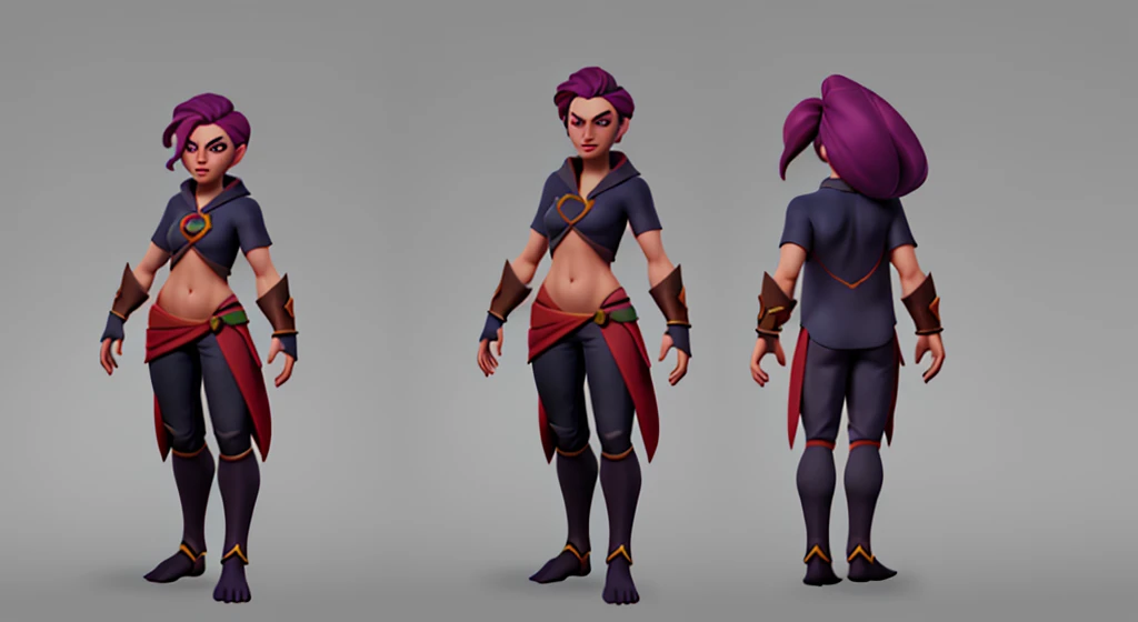 Dota 2 hero character full body concept art