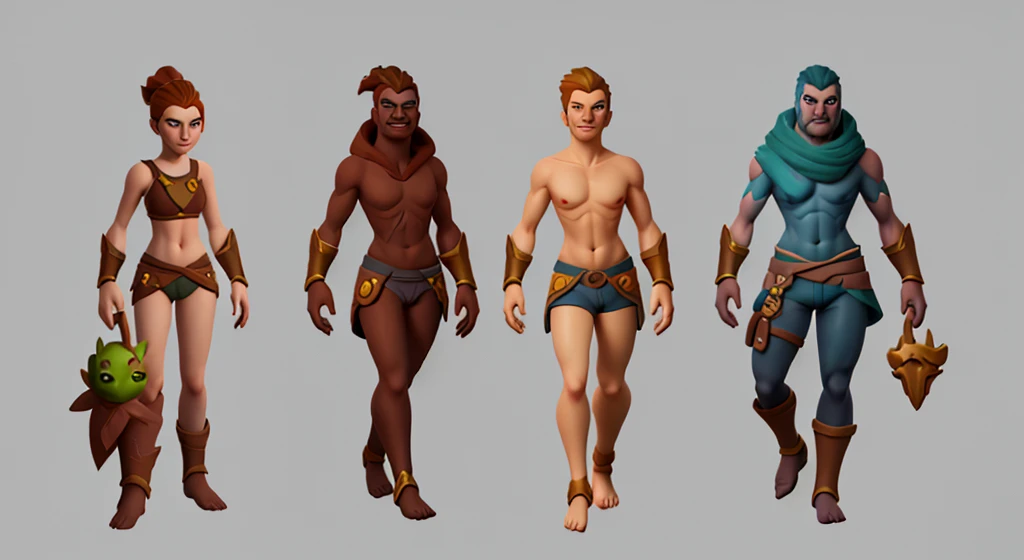 Dota 2 hero character full body concept art
