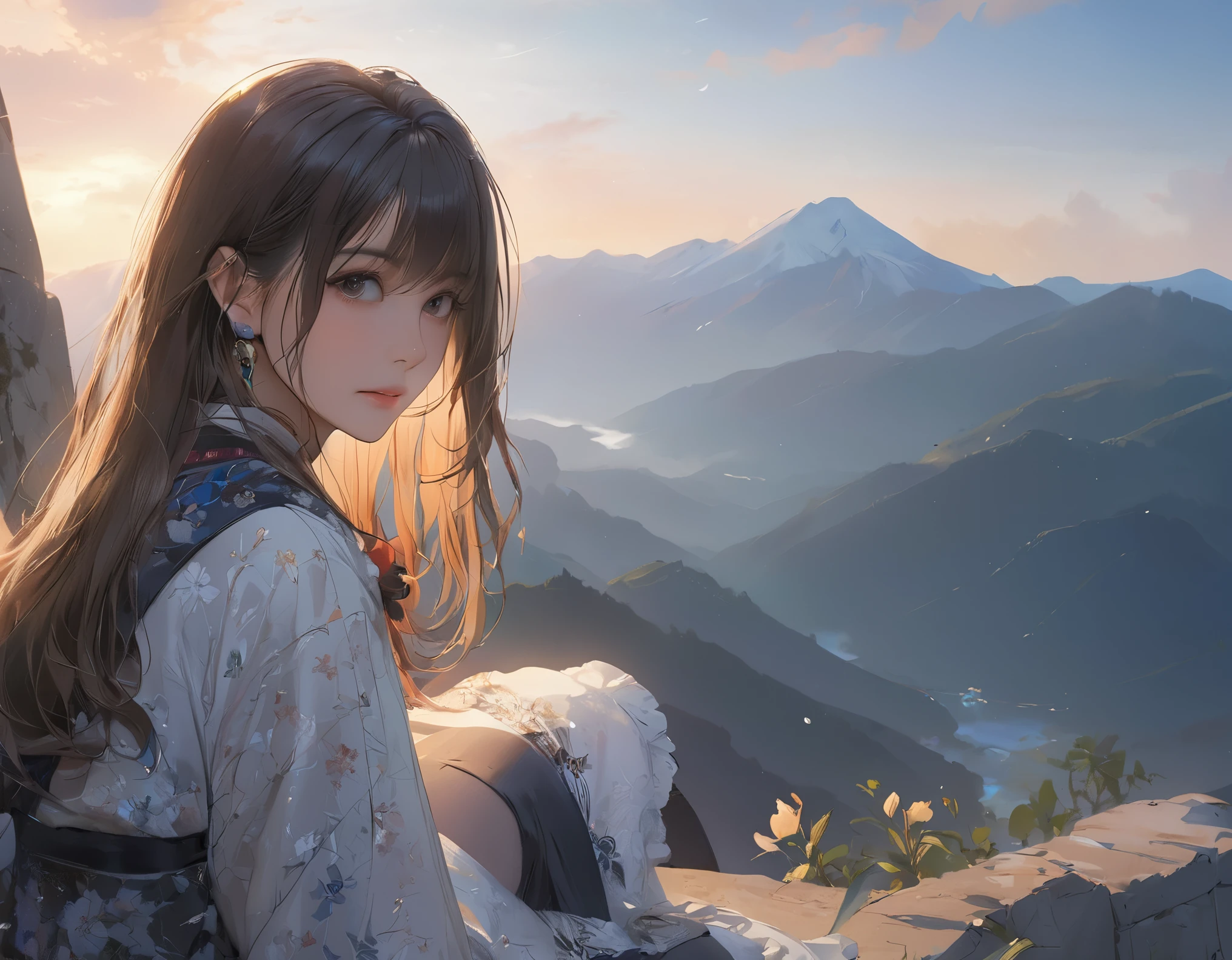 (masterpiece, Highest quality:1.2), One girl, alone