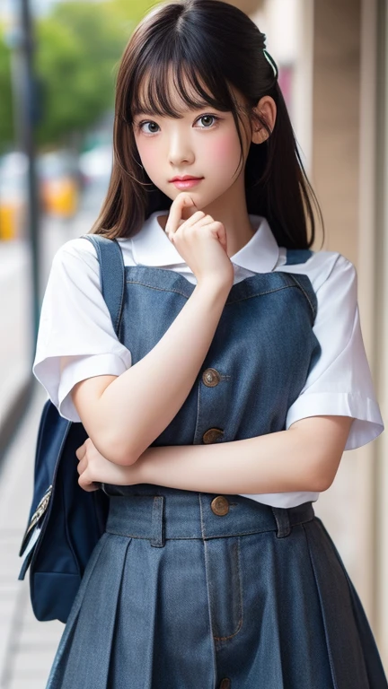 View your viewers,high school girl,Leaning forward,(Random cute clothes),(Random Animation Pose),(Thin type),(Random hairstyle),(Best image quality, (8K), Ultra-realistic, 最high quality, high quality, High resolution, high qualityの質感, Attention to detail, Beautiful details, Fine details, Highly detailed CG, Detailed Texture, Realistic facial expressions, masterpiece, in front)、GOSSIP