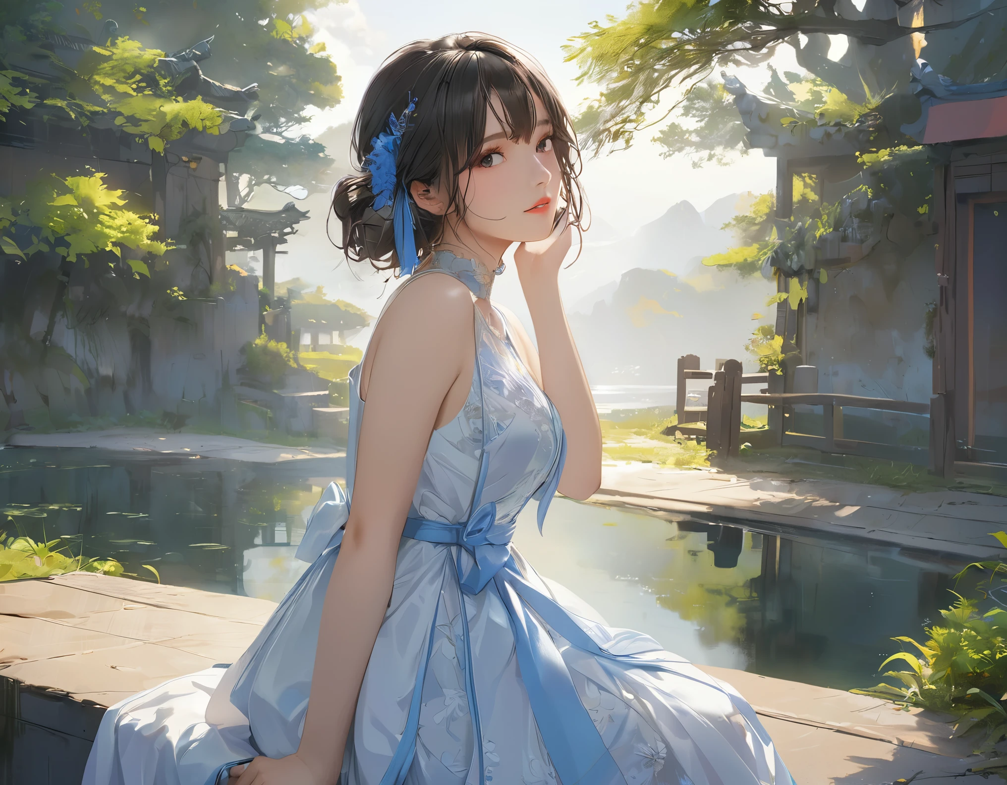 (masterpiece, Highest quality:1.2), One girl, alone