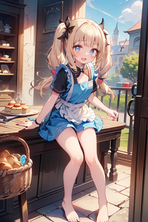 (perky chest:1.2), (pointed chest:1.2),(((Black Tunic:1.3))),(((cakes and bread in the basket),Cute and beautiful girl,Cute round face,Cute smile,with blush cheeks,Red Lip,a girl ************, nsfw:1.2, beautiful body:1.3), shinny skin, BREAK, ((alice in the wonderland:1.3, cute, kawaii, lovely, funny, a girl falling down from sky:1.3, girl flying in sky:1.4, girl floating in air:1.5, rolling upskirt by wind:1.6, (with sparkling eyes and a contagious smile),open mouth, Looking at Viewer, surprised, putting hands on crotch over the skirts:1.5)), BREAK, ((floating things as follows:1.3, PlayingCards, Trump, tea cup, tea pot, tea spoons, pocket watch:1.3, lip sticks, candies:1.2, cookies, jam bottles, classical door_keys)), ((long purply_Blue dress :1.5, wearing long flaired skirt:1.3, the skirt is blowing:1.3, cute pink Apron, black stockingedium long platinum-blonde hair:1.2, twin tail hair:1.6, tied hair with a large ribbon), (Blue eyes, bright pupils with highlights, detailed eyes), (lying down on your back:0.7, spreading legs with rising up straight:0.7), sexy posture, fantastic colorful art, (fantasy art:1.2, wondered images), ((correct anatomy:1.5, perfect anatomy:1.3, correct hand, small foot:1.2)),
