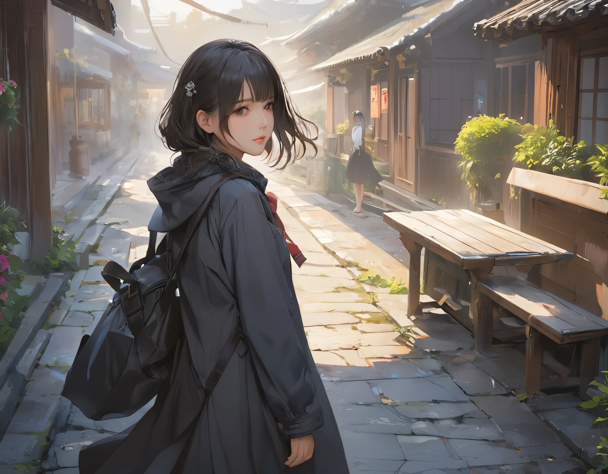 (masterpiece, Highest quality:1.2), One girl, alone