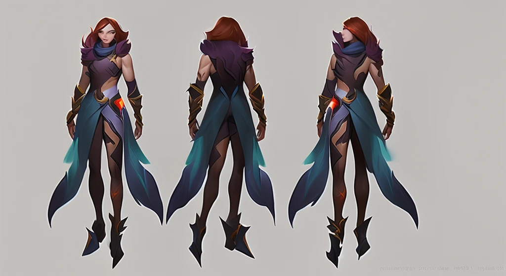 Dota 2 hero character full body concept art