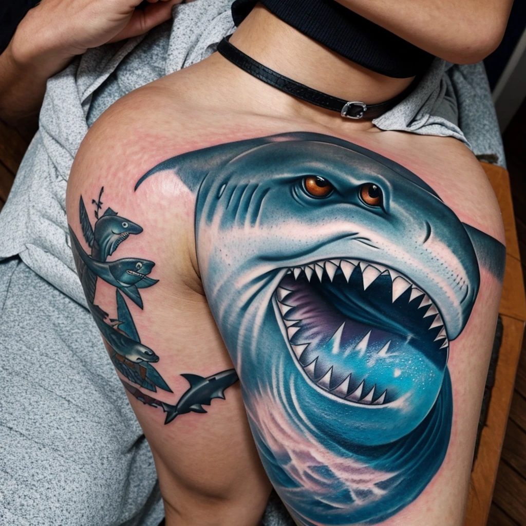 Shark tattoo 