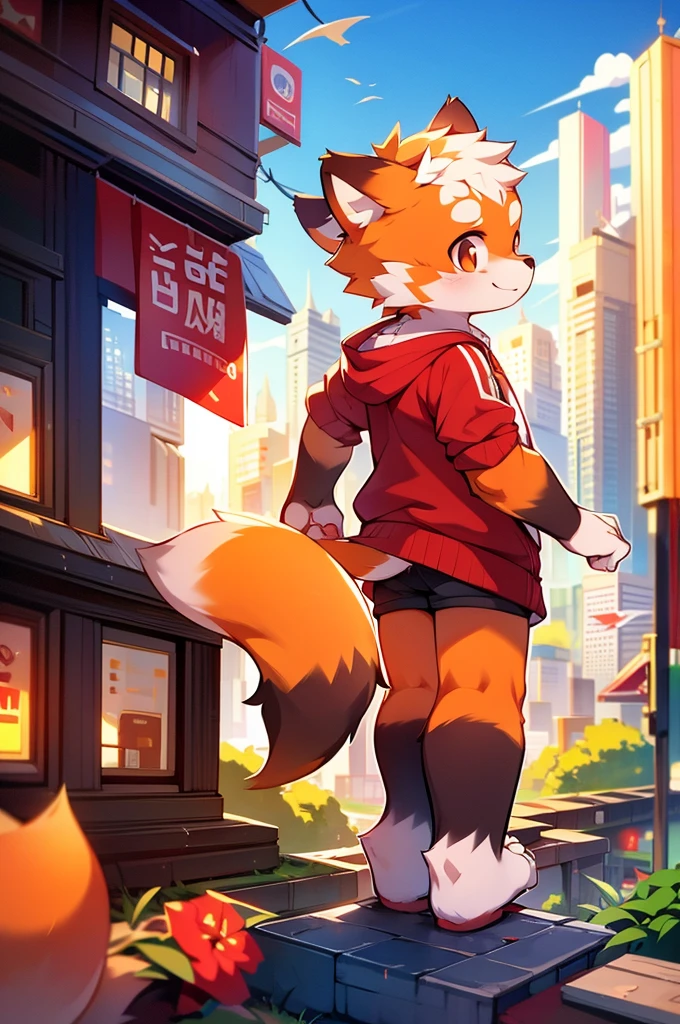 From the Red Panda Man,Cityscape,Stand on your feet,