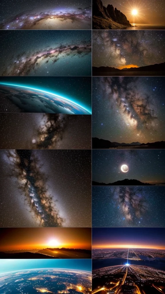 Various kinds of pictures of the beauty of the universe