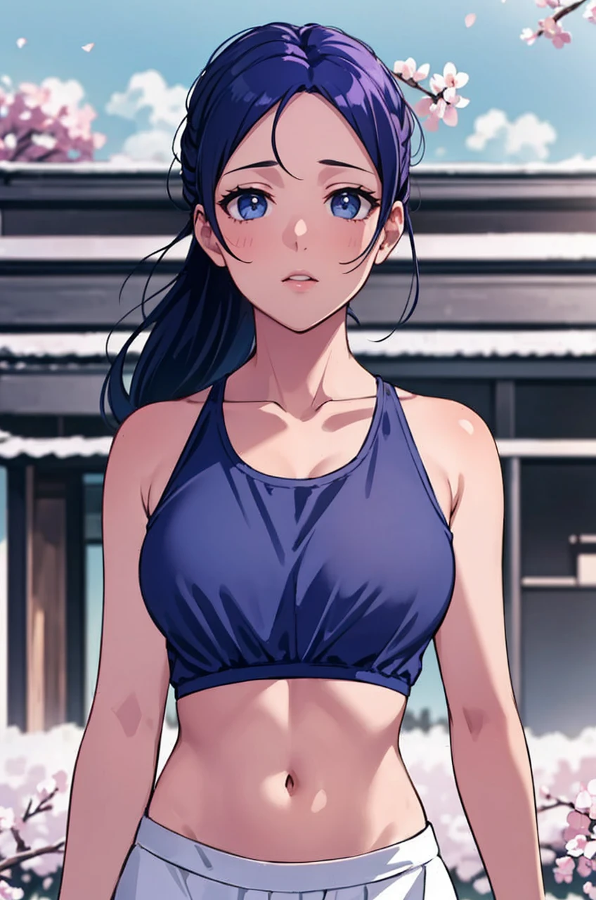 Woman in swimsuit
