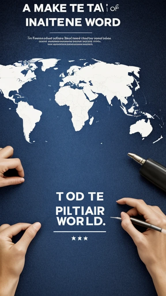 Make a picture of all the politics in the world
