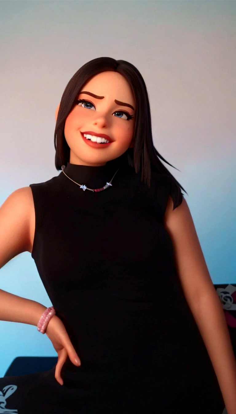 A disney pixar style woman, high qualiy, best qualityer