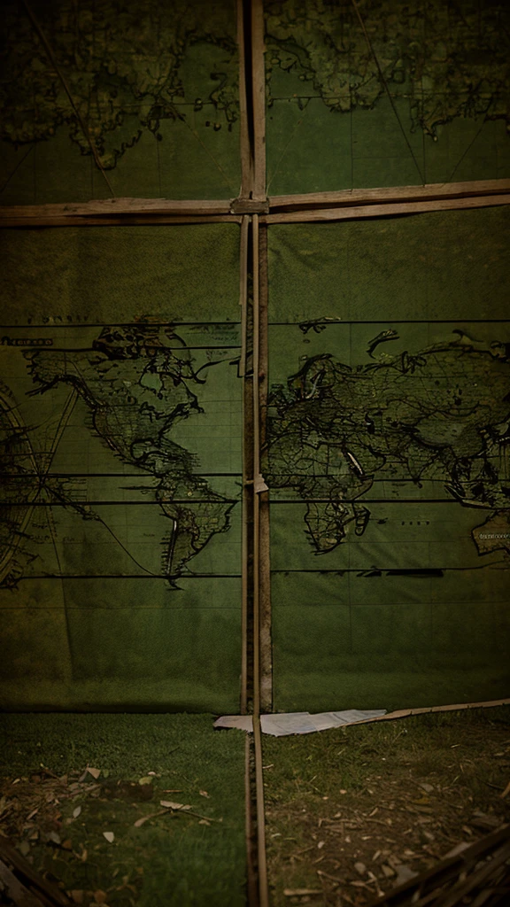 Green world map