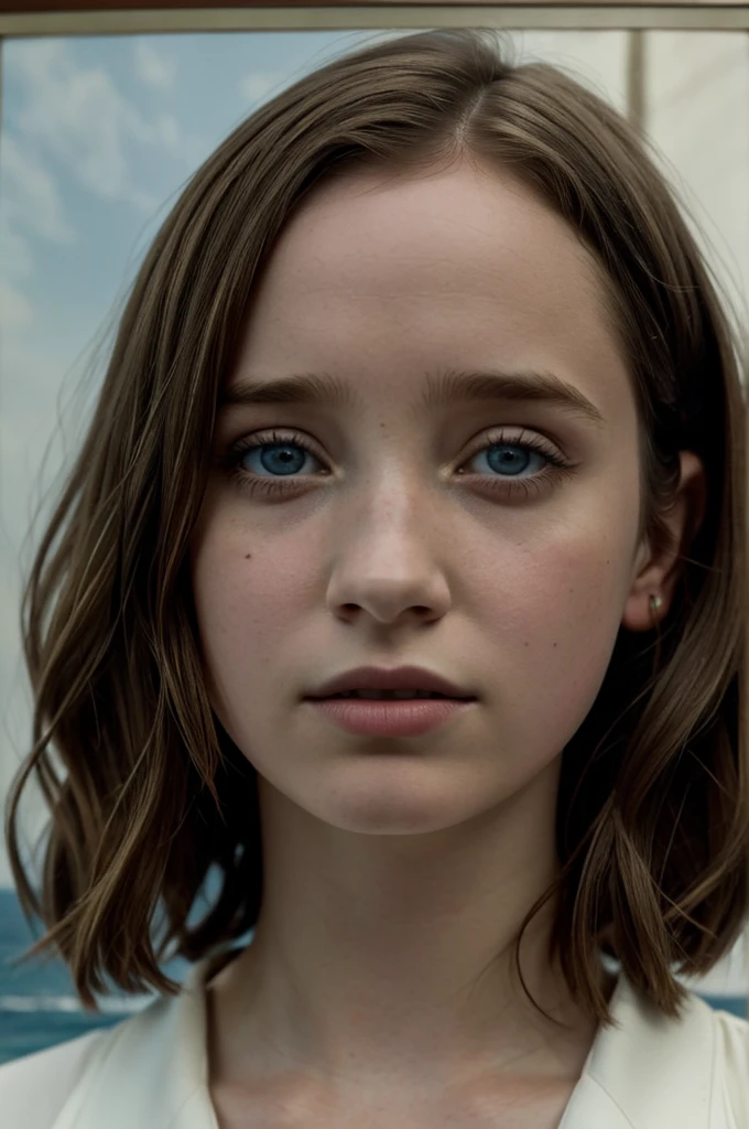 Maya Hawke on a poster to promote her film Intensely 2