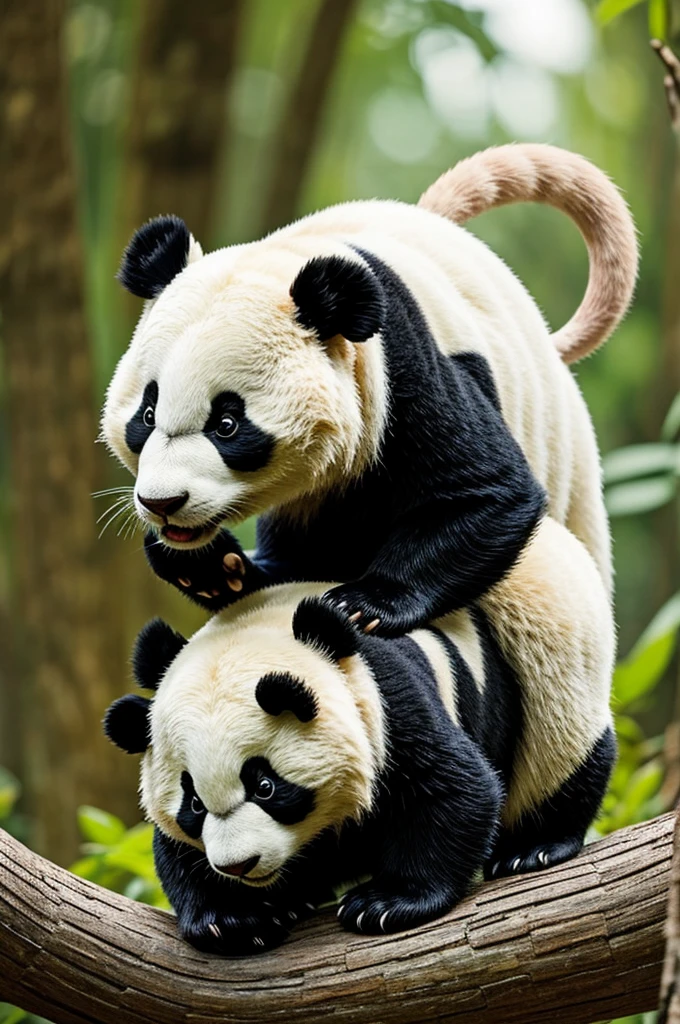 A mythical creature that resembles a mouse and a panda