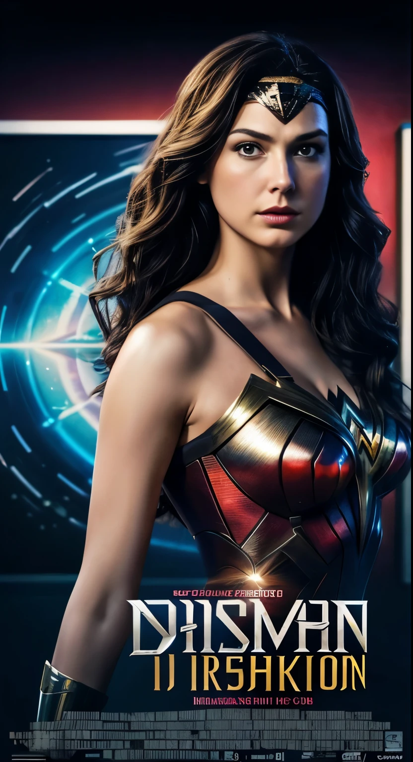 ((Movie premiere poster)), GAL GADOT, wonder women, Wearing a white slip dress,looks into camera,woman , Perfect eyes, Beautiful face,pale brown hair, short detailed hair, bobo head, side parted hair,dynamicposes, Realisticstyle, The scene in which the film was made is depicted,((best qualtiy)), ((tmasterpiece)), (k hd:1.3), 。.。.。.。.。.。.。.。.3d, big breasts beautiful (cyber punk perssonage:1.3) young, photographers,camera,Makeup artist,Director,(Scenes:Studio 1.7), (hdr:1.5), (pastel colour:1.2), ultra - detailed, (Art Station:1.5), cinematic, warm lights, Light effect, Dramaticlight, (Intricate details:1.1), the complex background, (greg rutkovsky:0.8), (Teal and orange:0.4),((Movie Premiere Poster 1.8)),Desire for dissatisfaction,frontage,Navy,elementary student,(Wearing:see-through ,Transparent sailor uniform,just ,)