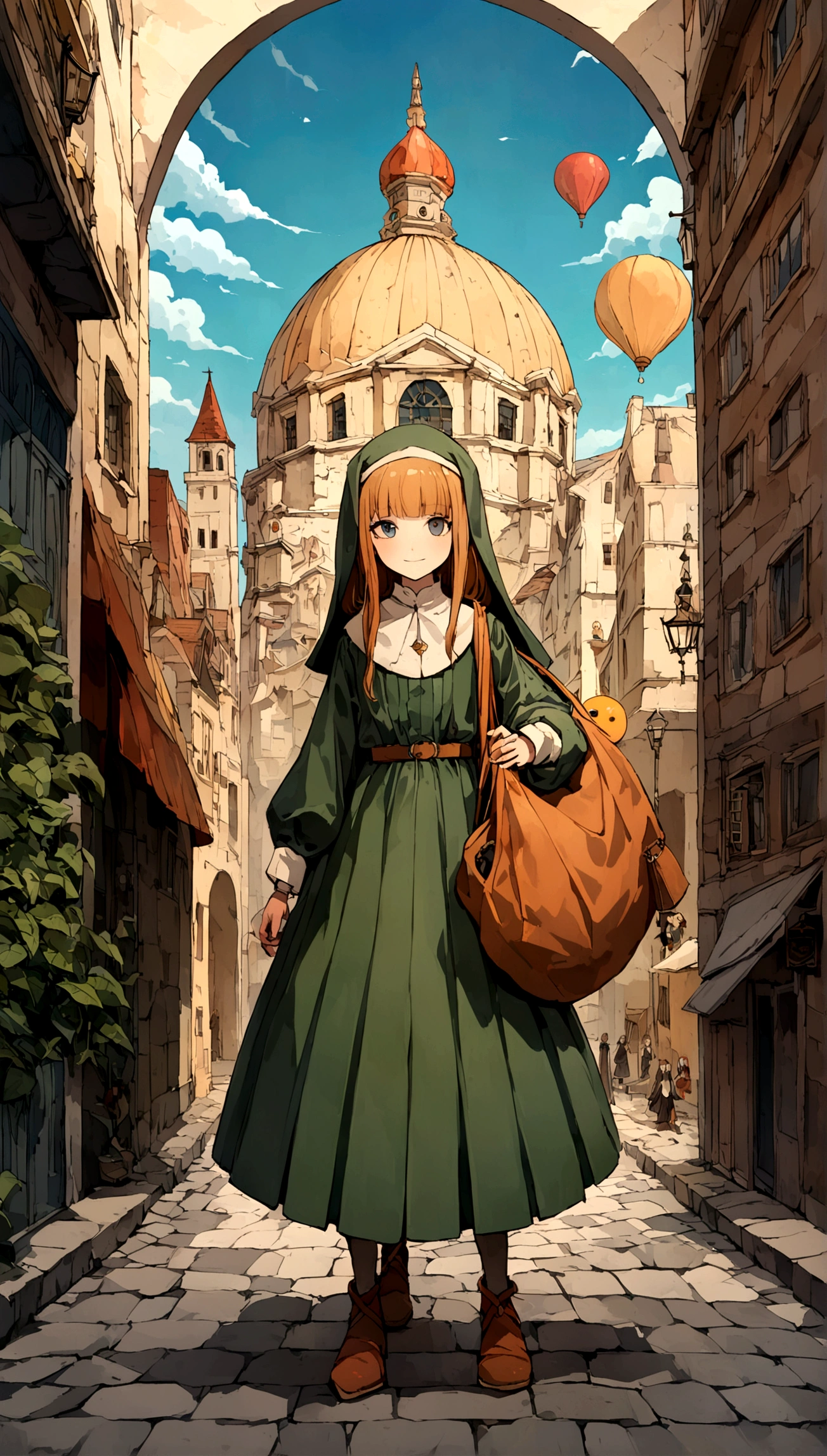 8K, une fille de 19ans, coréenne, dans une rue de la ville avec un leger sourire, avec des formes magnifique, portant un training comme habit avec un sac dans sa main