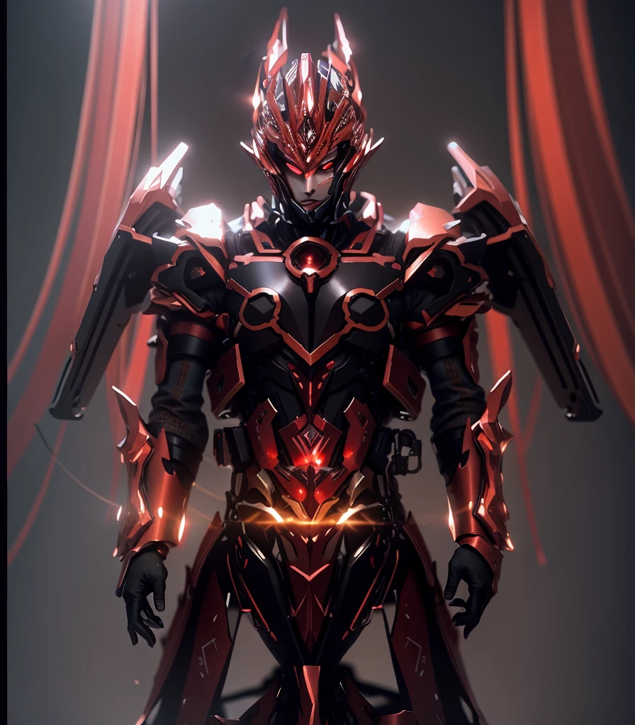 Use deep red crystal as the main cololled with golden lines，Make gold a secondary hue，Wrapped in crimson crystals，The deep red crystal color does not need too much gorgeousness，But it needs to be very shiny