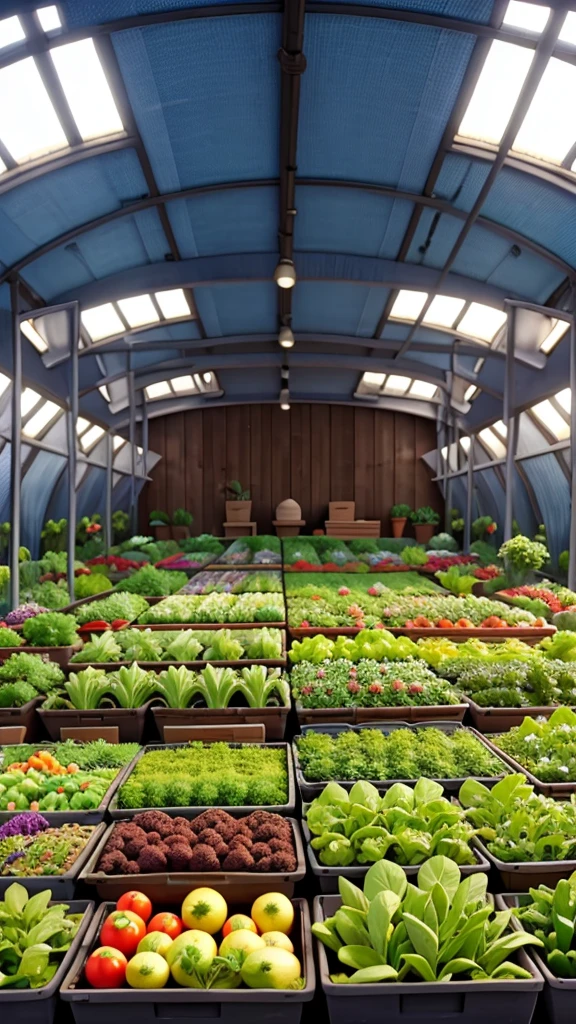 Growing organic vegetables