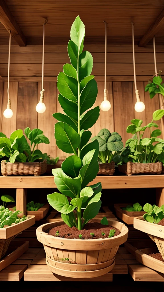 Growing organic vegetables
