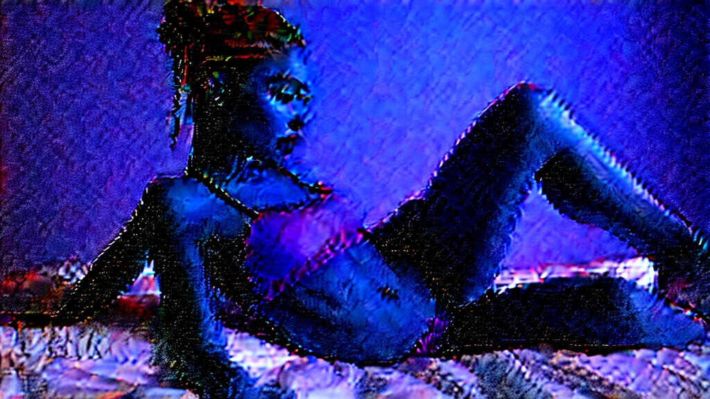 gritty raw portrait, posterior view full body photo of a young beautiful nude 18 year old female model, big lips, high cheekbones, sensual and playful, Danish, Botswana and Trinidadian mixed race, caramel mocha skin, light hazel eyes, she has very small proportionate breasts, short blonde and neon pink undercut braided hair, flawless skin, realistic skin texture, her body is perfectly proportionate with a slender and athletic build, she is resting on her elbows and her knees in a sensual crawling position on a bed with white satin sheets, photo shot from an angle capturing a posterior view of the model with her buttocks and feet closest to the camera's perspective, her legs are spread apart and her buttocks is propped up causing her rounded buttocks cheeks to spread apart exposing her anatomically accurate and youthful anal sphincter and vaginal labia, photo shot with studio lighting from all angles revealing every detail of the model's anatomy, photo shot with Sony Alpha A6500 1.4f, bokeh, highly detailed, masterpiece,