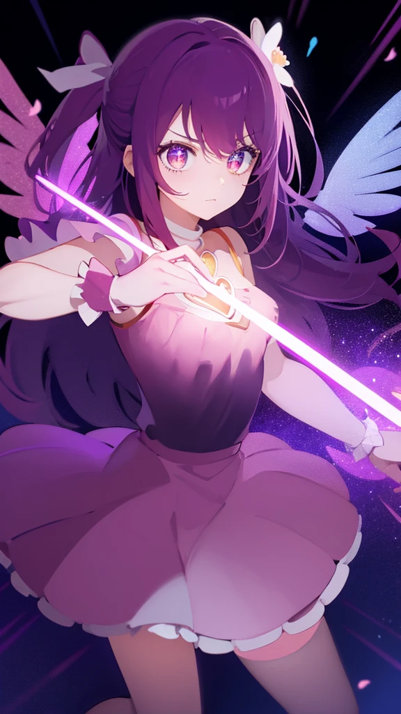Magical Girl Madoka Madoka God Form Magic Wand Magic Enchantment Magic Attack