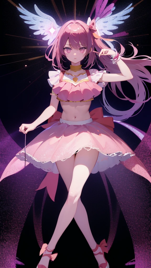 Magical Girl Madoka Madoka God Form Magic Wand Magic Enchantment Magic Attack