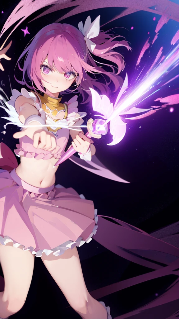 Magical Girl Madoka Madoka God Form Magic Wand Magic Enchantment Magic Attack