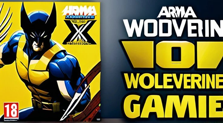 Create an attractive cover for the Arma x Wolverine game battle championship