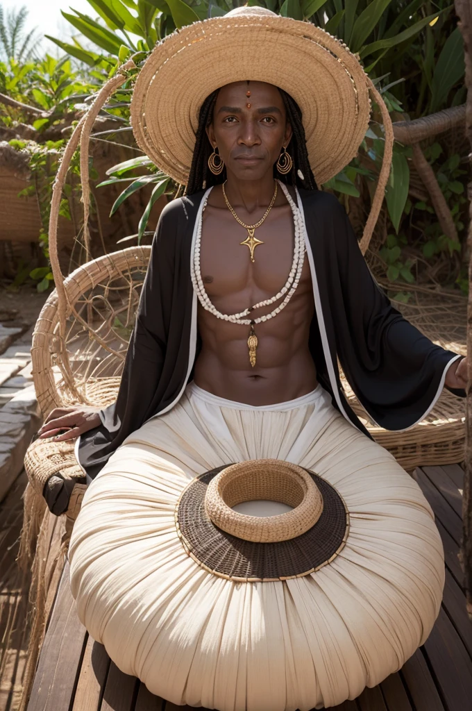 Create an image of Zé Pilintra from Umbanda amid the exu tour