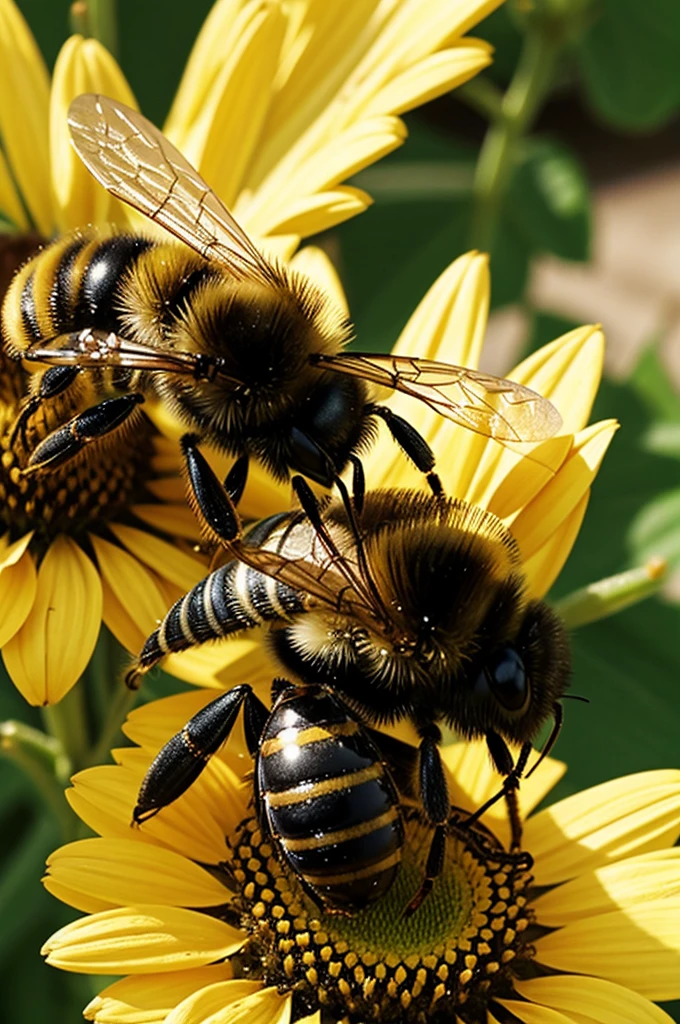 Flipping off bee