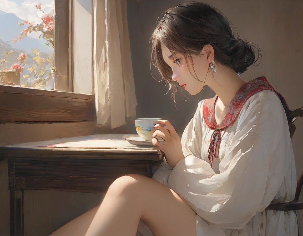 (masterpiece, Highest quality:1.2), One girl, alone