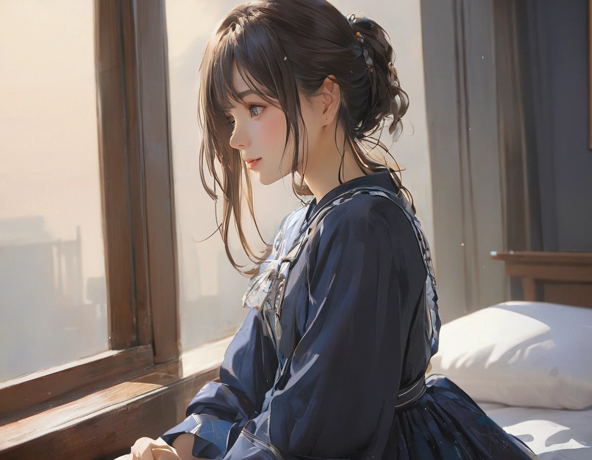(masterpiece, Highest quality:1.2), One girl, alone