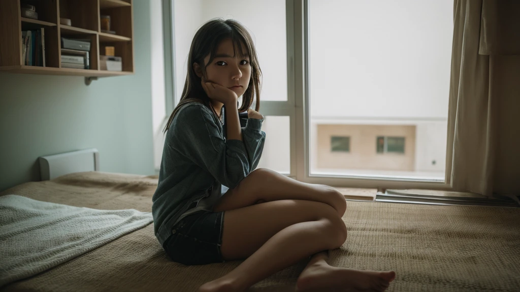 (alone), (Detailed RAW photos of the girl&#39;s whole body), (masterpiece:1.0), (Highest quality:1.4), (Ultra-high resolution:1.2), (Realistic:1.4), 8K resolution, Canon EOS R5, 50mm, Absurd, Super detailed, (18-year-old), Sharp focus, Cinema Lighting, Beautiful face in every detail, (No makeup:1.2), (Urzan-6500-v1.1),  shape, Detailed skin texture, Sunburned skin, Flat Chest, (A lean and healthy body:1.6), Thigh Gap, Detailed brown hair,  hot,(Very short hair:1.5), Realistic glowing skin, (sweating), NFSW, Heavy breathing, (Small Tits, Camel Toe, Erect nipples), (Nike Pale Claire Competition Athletic Wear:1.5), (See-through spandex tights:1.5), (Japanese Athletes), Well developed abdomen, blue sky, Bikini tanning, (Deep tan), (Flat Chest:1.5), (Stick your butt out and turn around:1.5), (A color that lets your skin show through your tights:1.4), (Hip joint:1.3),