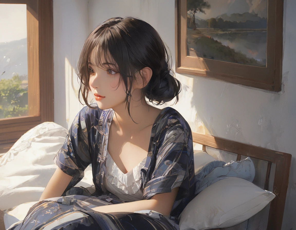 (masterpiece, Highest quality:1.2), One girl, alone