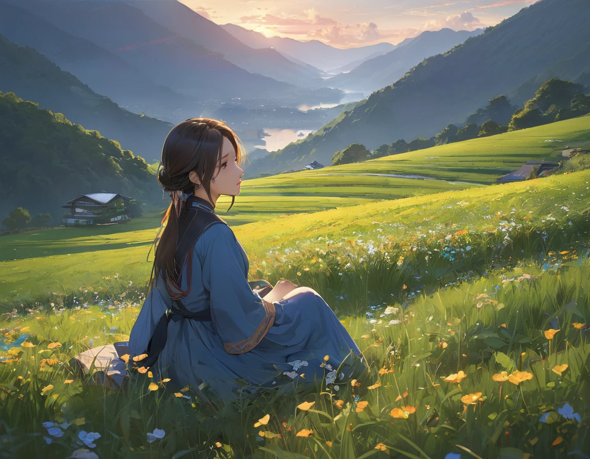 (masterpiece, Highest quality:1.2), One girl, alone