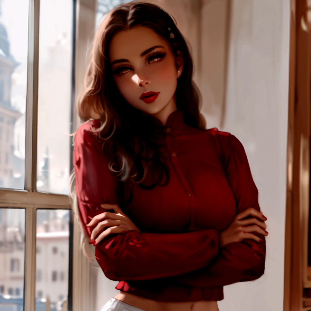 ((best qualityer) 
Maintaining this same similarity, make her show her exciting ass