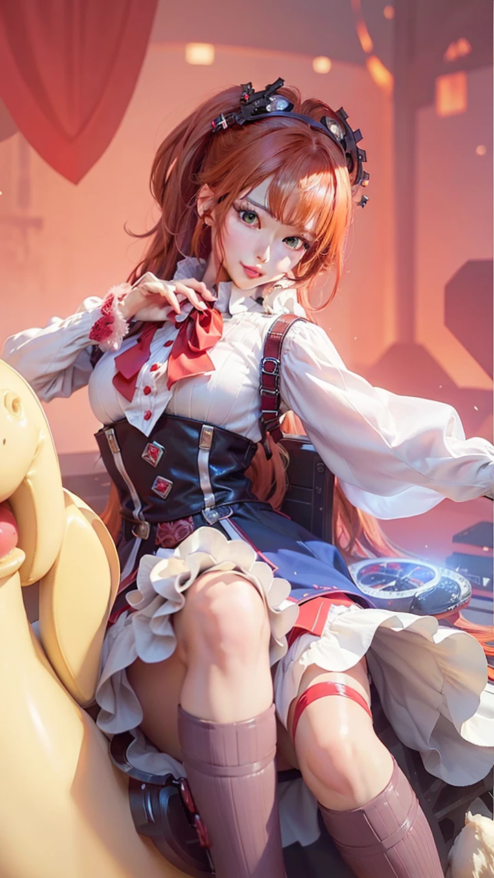 Try Prompts Copy Top quality, 8k, 32k, Masterpiece, close up of a woman in black and red clothes, future anime girl, inspired by Li Shida, cyberpunk anime girl woman, cyberpunk anime girl, female anime character, anime style character, modern cyberpunk anime, cyberpunk anime art, action anime girl woman, detailed anime character art, epic anime style, realistic anime art style, female anime heroine portrait, professional makeup, very big breasted woman, (seductive pose), Sexy, beautiful white face shining, beautiful face, pink cheeks, beautiful lips, porcelain skin, detail intricate, super detailed, super high, highest detailed, high detailed, delicate, incredible detailed, fine detailed, cinematic lighting, top quality, masterpiece, smooth and beautiful, CG , unity, 8k wallpaper, Stunning, fine detail, unity CG wallpaper 8k ultra detailed, large file size, ultra detailed, high resolution, incredible detail, stunning detail, depth of field, oil painting effect in Rembrandt art style, concept portrait art in Stanley Artgerm Lau style, WLOP, trending on Artstation, epic, trend in society, detailed digital painting, very high quality model, red hair, long hair, green eyes, green clothes, jungle background, uzumaki kushina.
