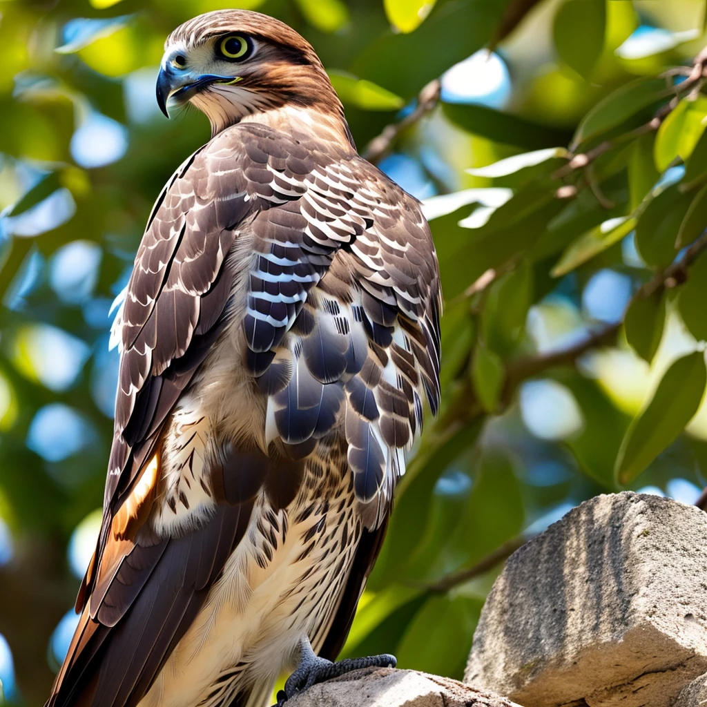 A sexy singer male hawk bird 
