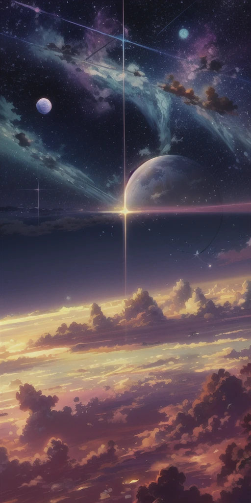 anime anime wallpapers with a view of the sky and stars, cosmic skies. by makoto shinkai, anime art wallpaper 4 k, anime art wallpaper 4k, anime art wallpaper 8 k, anime sky, amazing wallpaper, anime wallpaper 4 k, anime wallpaper 4k, 4k anime wallpaper, makoto shinkai cyril rolando, anime background art