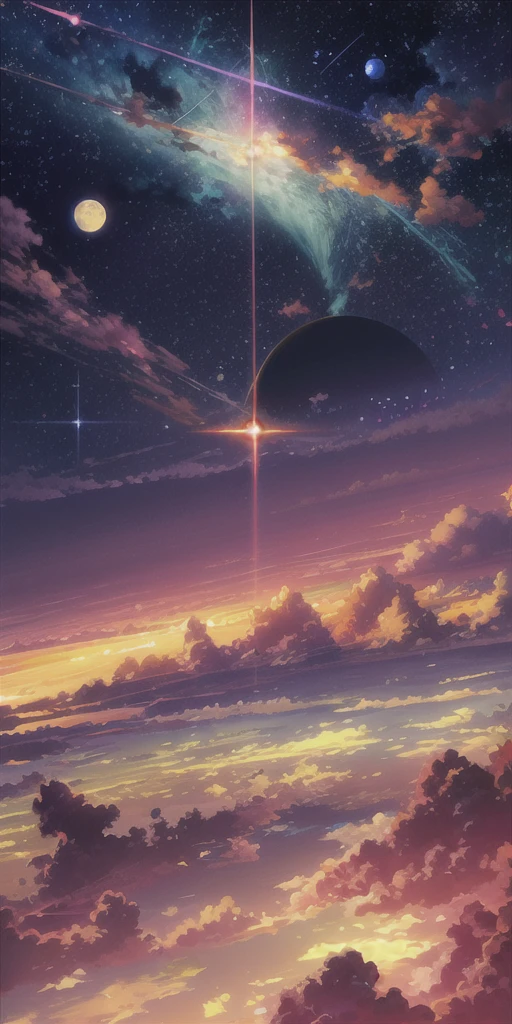 anime anime wallpapers with a view of the sky and stars, cosmic skies. by makoto shinkai, anime art wallpaper 4 k, anime art wallpaper 4k, anime art wallpaper 8 k, anime sky, amazing wallpaper, anime wallpaper 4 k, anime wallpaper 4k, 4k anime wallpaper, makoto shinkai cyril rolando, anime background art