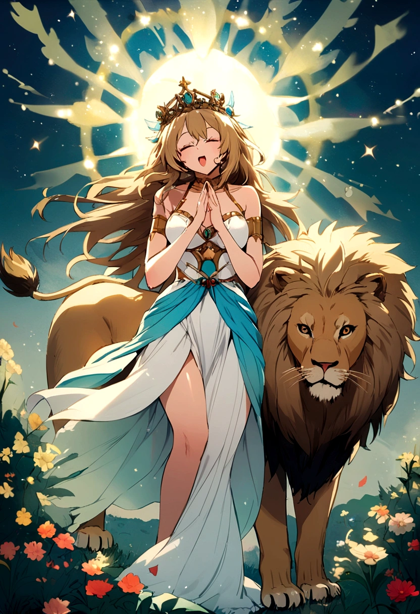 Singing and sensual lion