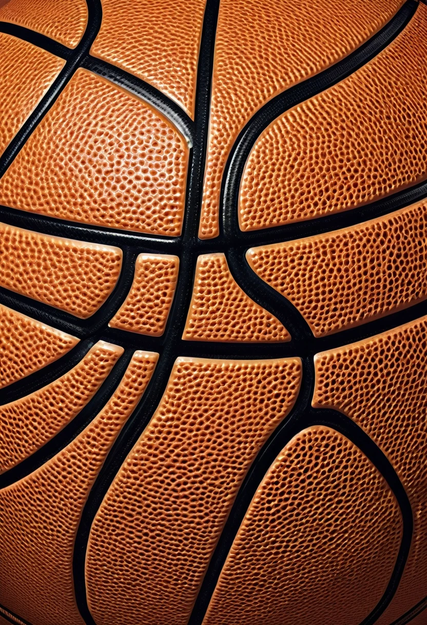 1 basketball, realistic, detailed