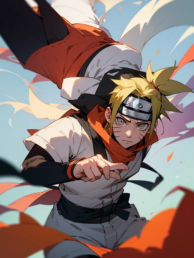 Iconic scene from Naruto anime 