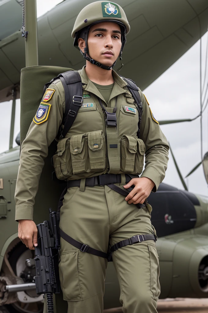 Paratrooper of the Brazilian Army