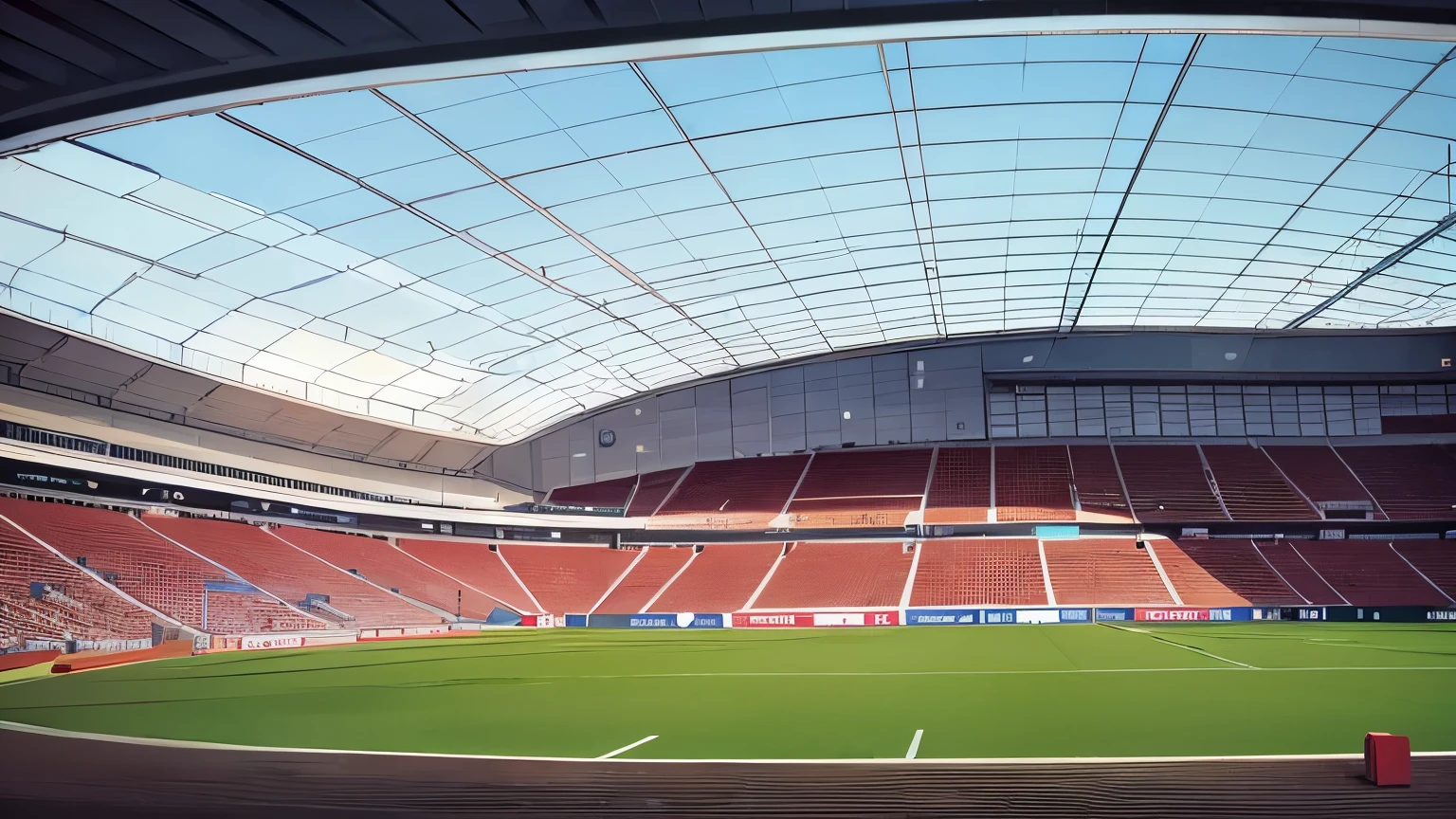 Inside the racecourse、Inside the stadium、grandstand