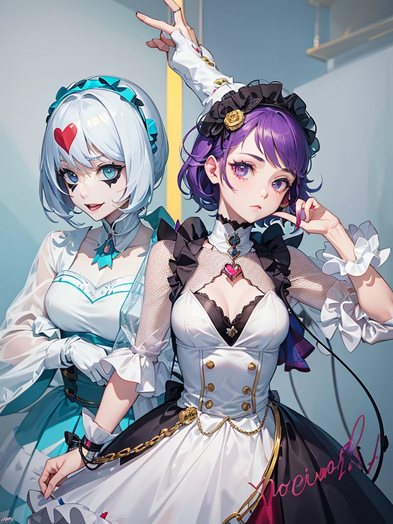 The character has an artificial body similar to that of a doll.. Your style is that of a joker