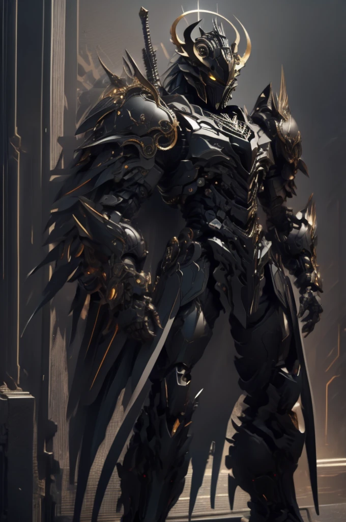 Leonin, Black Clock Armor, Sword and Shield, Black Lion, No Helmet, Mufasa, Dark Knight, black color